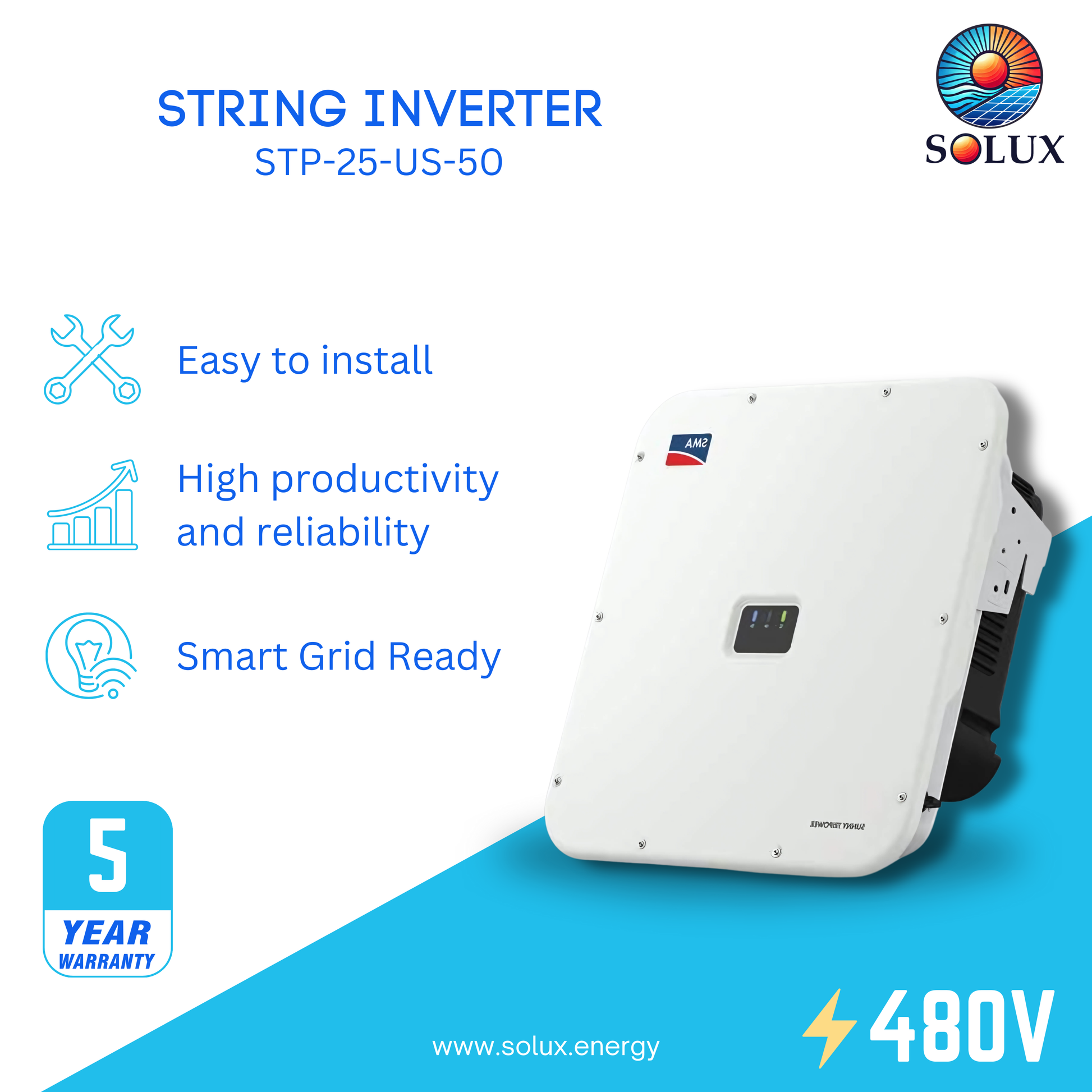 Want good quality inverters? this is an Image of STP-25-US-50