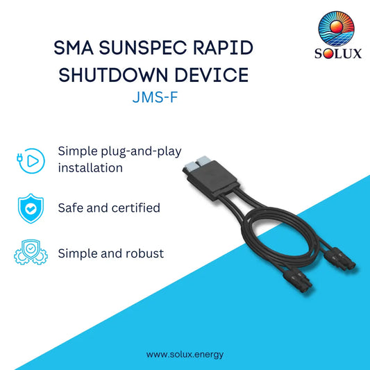 This is a graphic image of SMA Sunspec rapid shutdown device JMS-F 