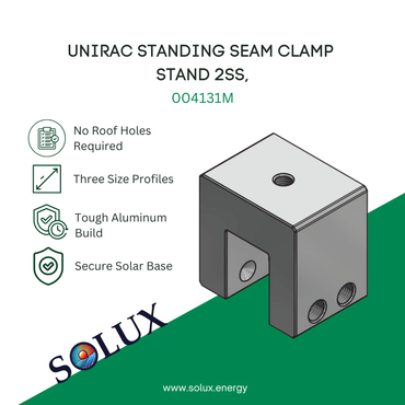 This is an image of Unirac Standing Seam Clamp Stand 2SS