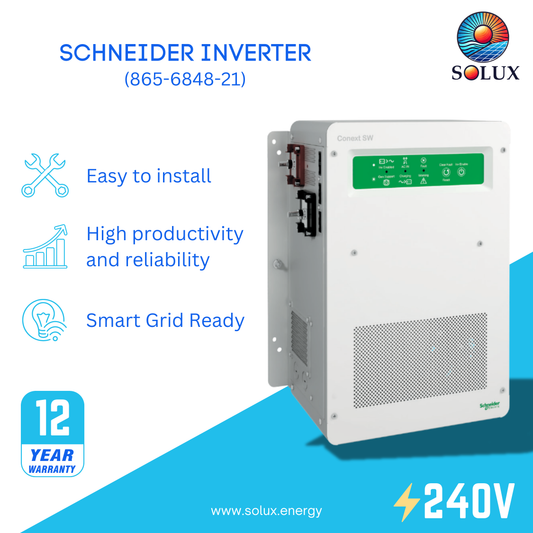 Schneider Electric Conext XW Pro 6.8kW: Advanced hybrid inverter for residential and commercial solar.