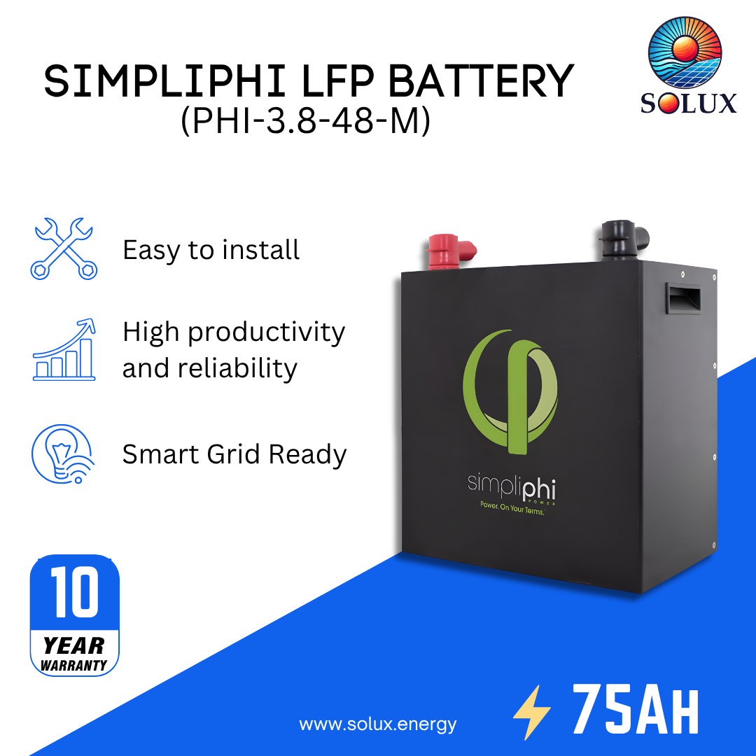 This is an image of SimpliPhi Lithium Ferro Phosphate Battery w/ Metal Case
