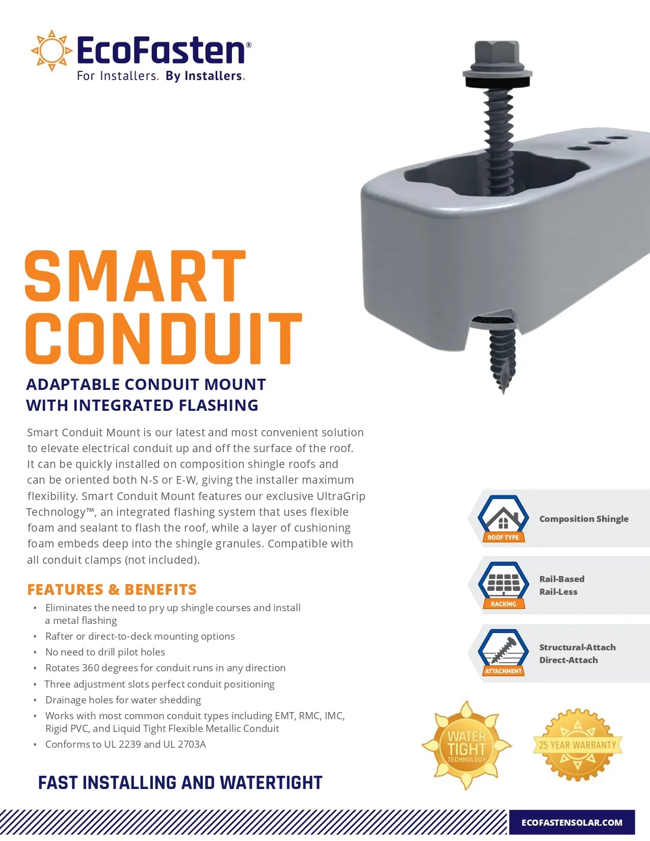 EcoFasten 4011017 Smart Conduit