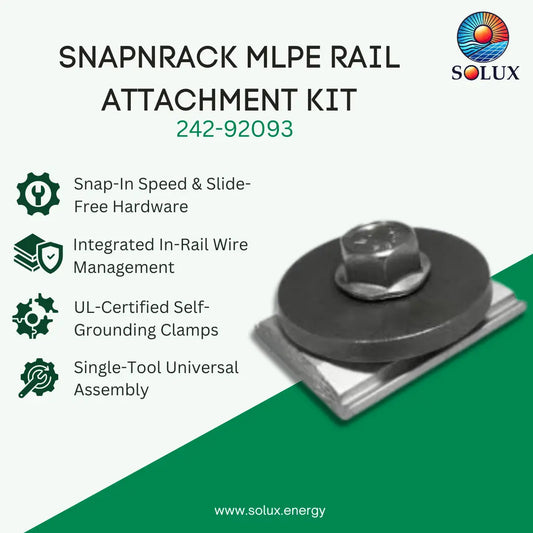 SnapNrack 242-92093 MLPE Rail Attachment Kit