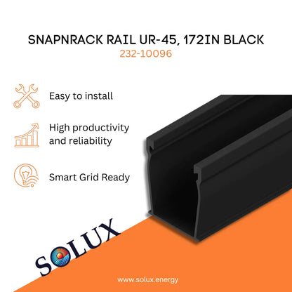 This is an image of 232-10096 snapnrack ur 45 rail