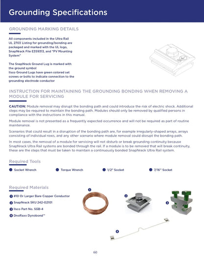 242-02101 snapnrack ground lug
