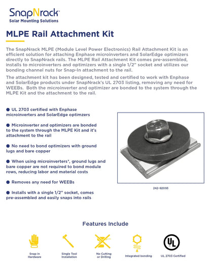 242 92093 Rail Attachment