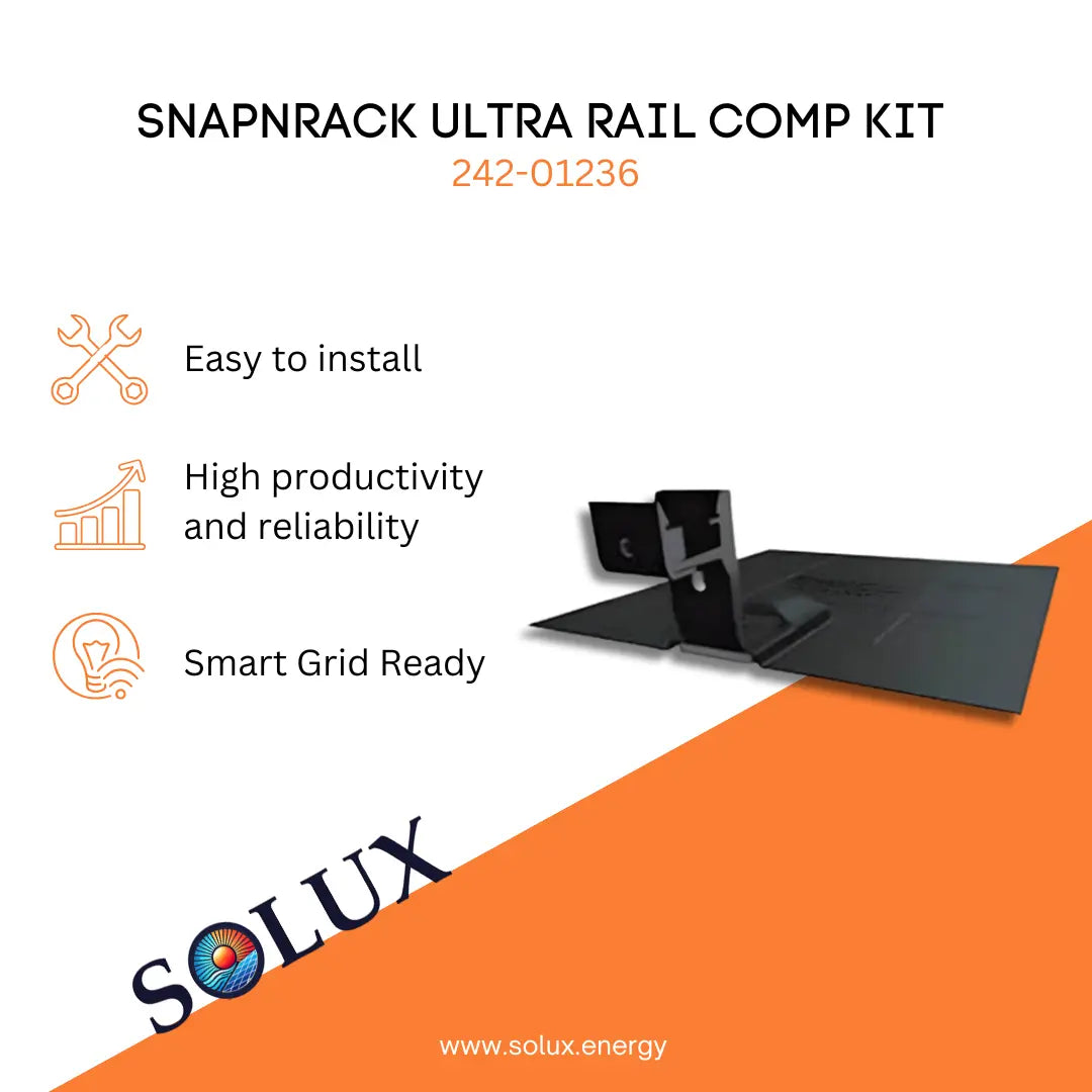 This is an image of SnapNrack Ultra Rail Comp Kit 242-01236