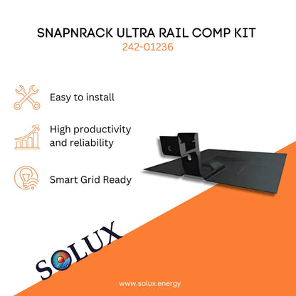 This is an image of SnapNrack Ultra Rail Comp Kit 242-01236