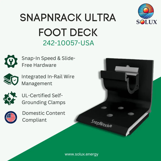 SnapNrack 242-10057-USA UltraFoot Deck