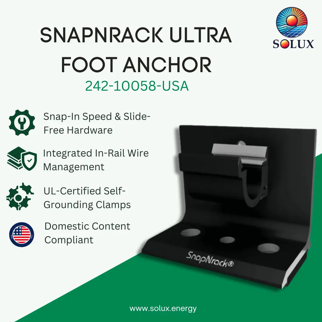 SnapNrack 242-10058-USA UltraFoot Anchor