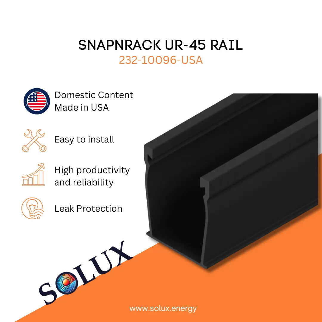 This is an image of SnapNrack UR-45 Rail 232-10096-USA