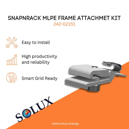 This is an image of SnapNrack MLPE Attachement Ultra Rail Kit, 242-02151