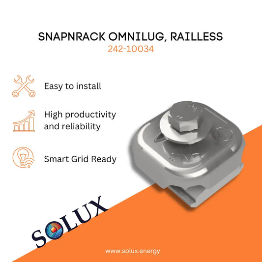 This is an image of SnapNrack Omnilug, Railless 242-10034