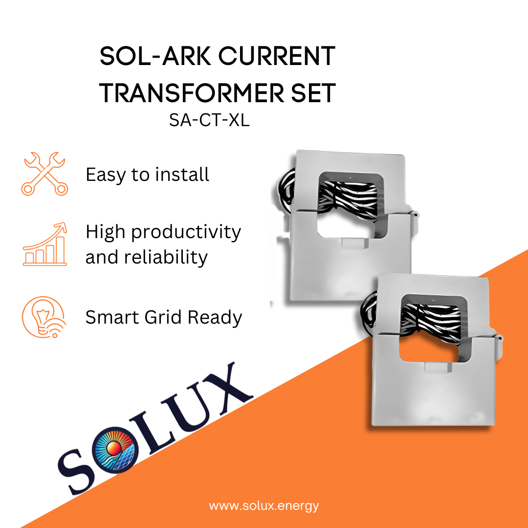 Solaredge Ct Sol-Ark Current Transformer Set (SA-CT-XL) – Solux, LLC