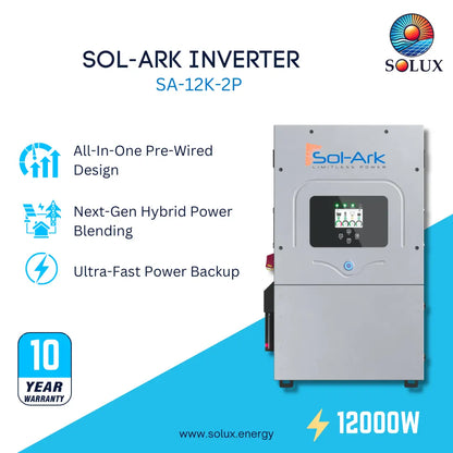 This is an image of Sol-Ark 12kw hybrid inverter