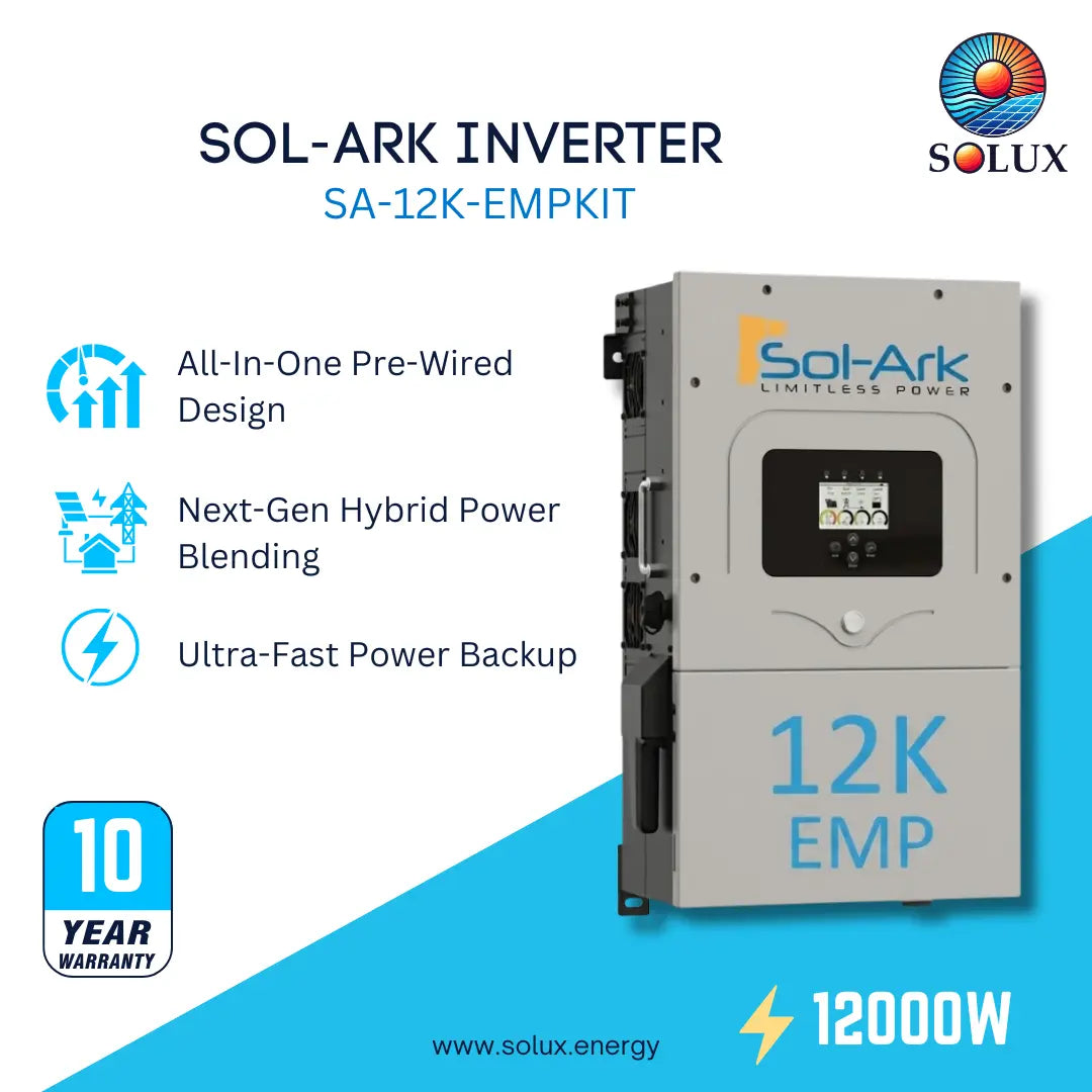 This is an image of Sol-Ark 12kw inverter with emp hardening kit