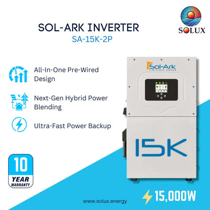 This is an image of Sol-Ark 15k Hybrid Inverter