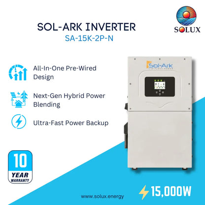This is an image of Sol-ark 15k hybrid inverter