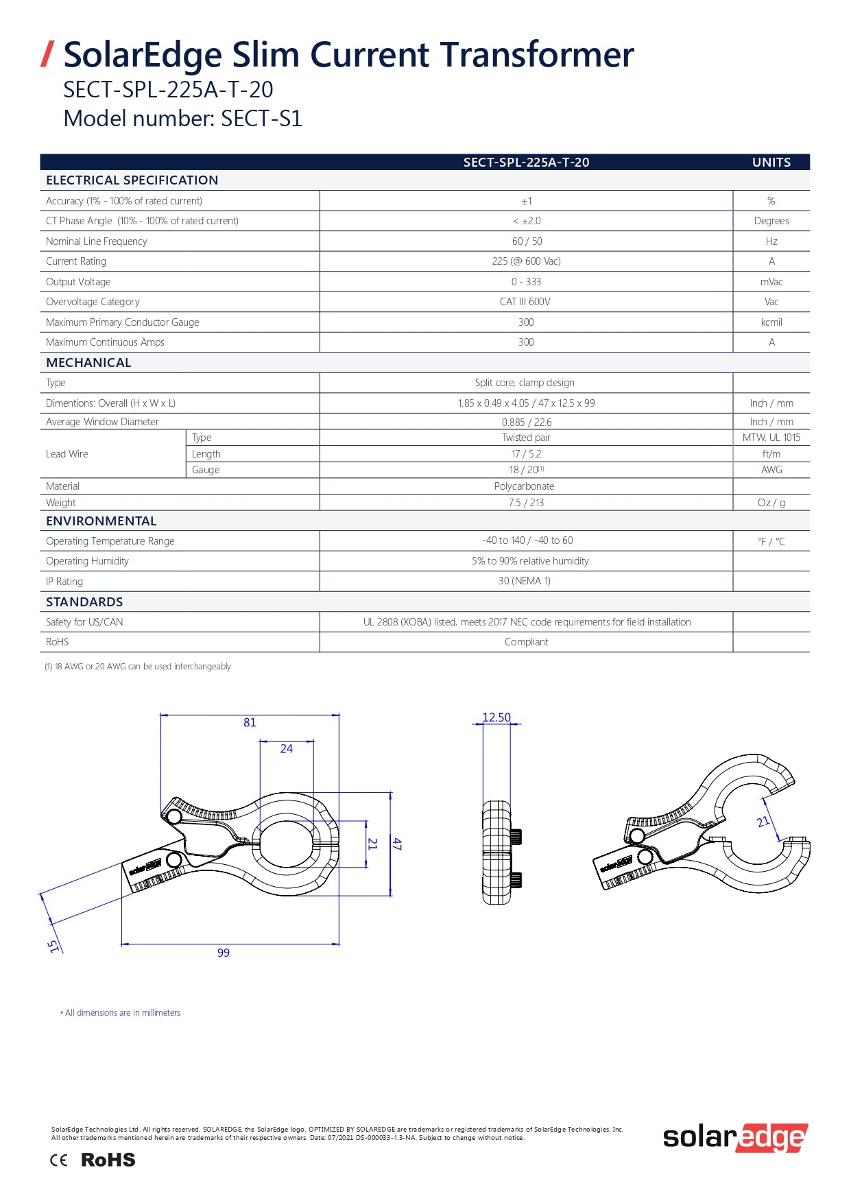 SECT-SPL-225A-T-20 225a