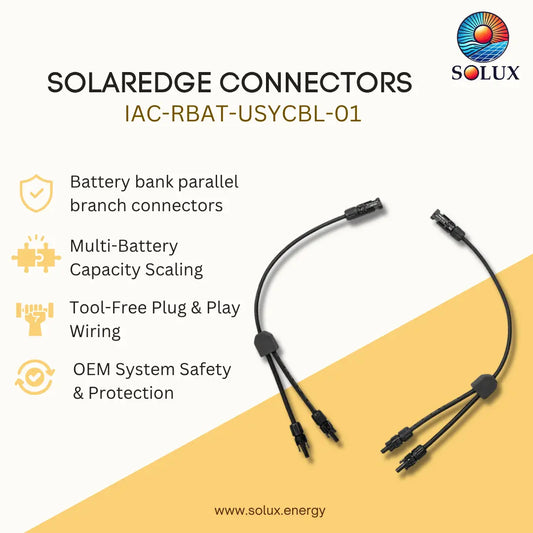 SolarEdge Battery Bank Branch Connectors Set