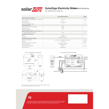 SE-ACT1250-400NA-1 monitor energy consumption​