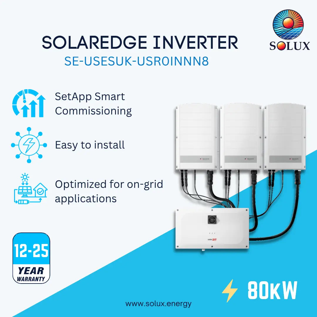SolarEdge SE-USESUK-USR0INNN8 Three Phase Commercial Inverter With Synergy Technology