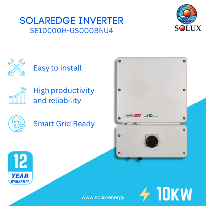 This is an image of SolarEdge 10kW Solar Inverter with HD-Wave Technology