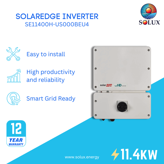 This is an image of SolarEdge SE11400H-US Inverter with HD-Wave Technology