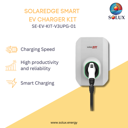 This is an image of SolarEdge Smart EV Solar Charger Kit, with HD-Wave inverter