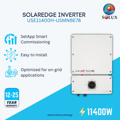 SolarEdge USE11400H-USMNBE78 Single Phase Inverter