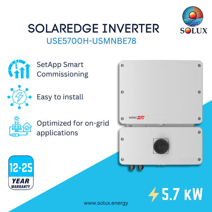 SolarEdge USE5700H-USMNBE78 5.7 kW Single Phase Inverter