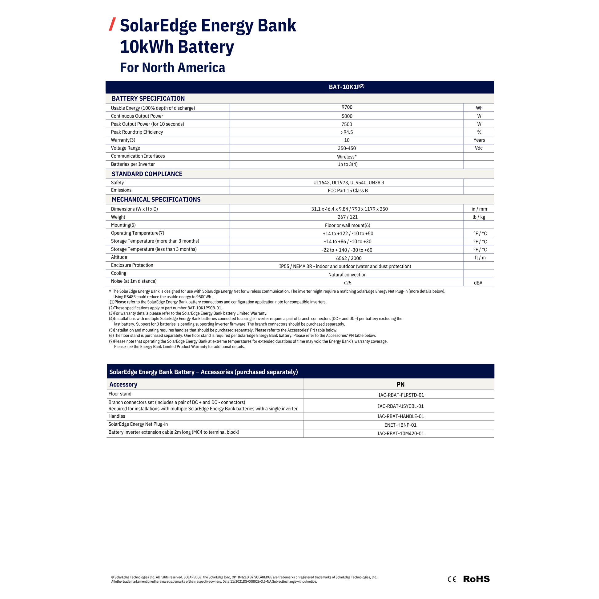 SE-BAT-10K1PS0B-01 solaredge energy bank