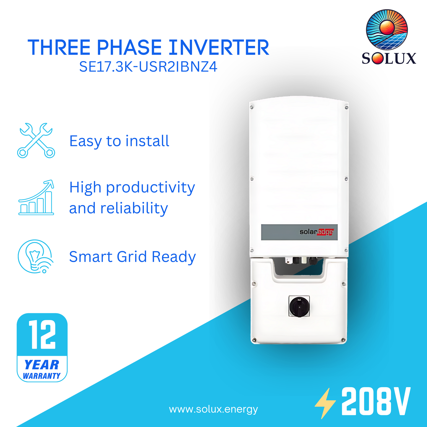 This is an image of SE17.3K-USR2IBNZ4 Solar String Inverter