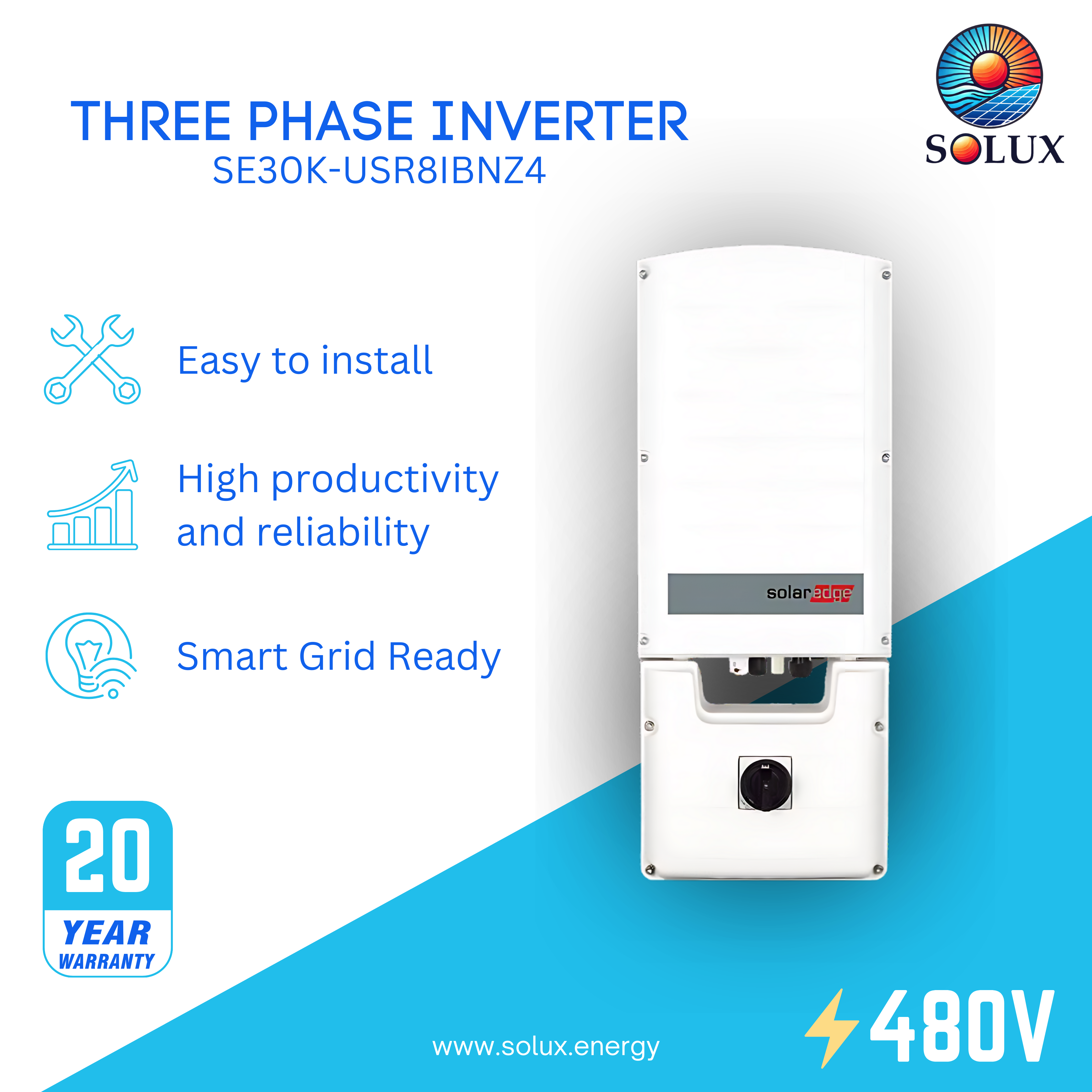 This is an image of SE30K-USR8IBNZ4 Solar String inverters