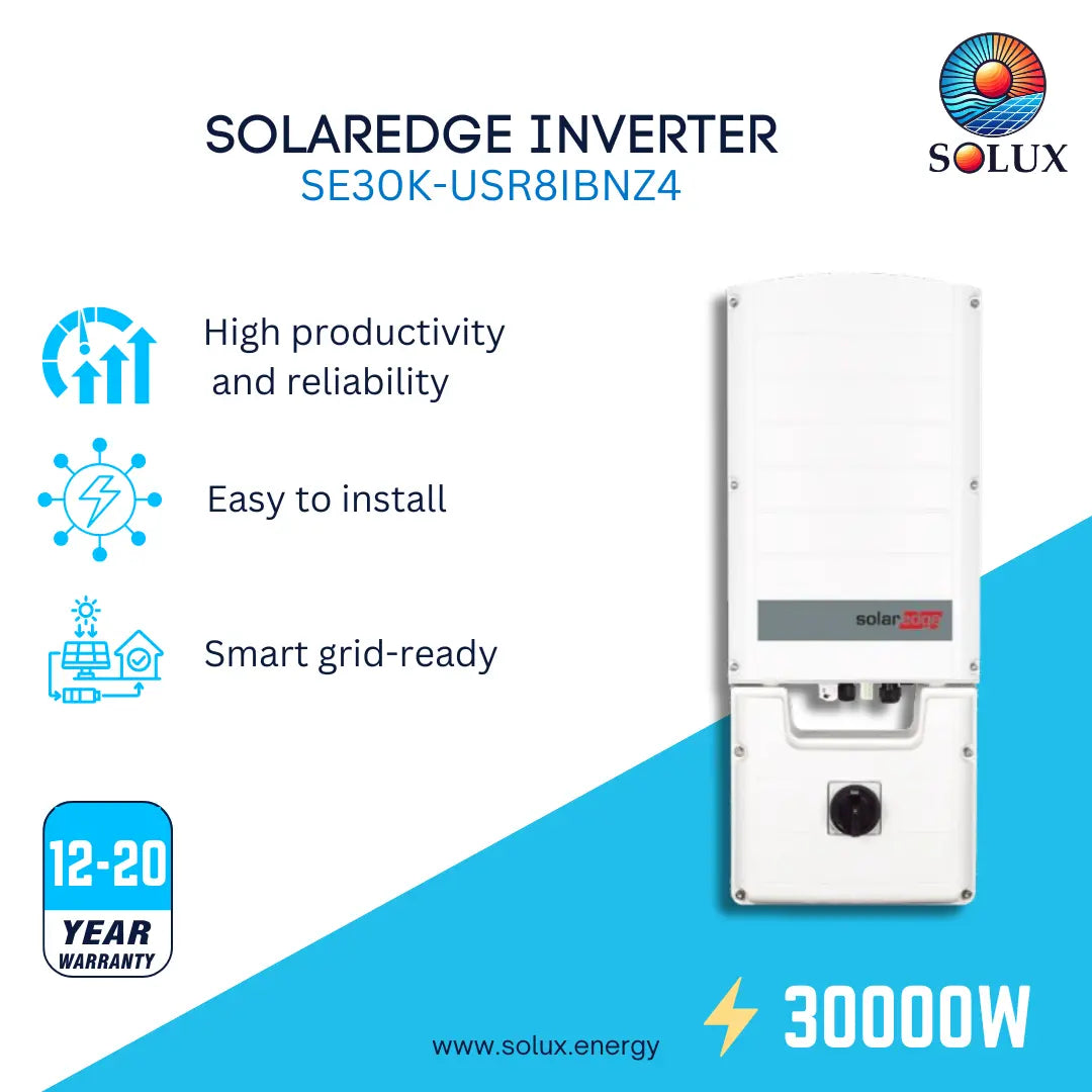 This is a graphic image for the SE30K-USR8IBNZ4 30KW string inverter