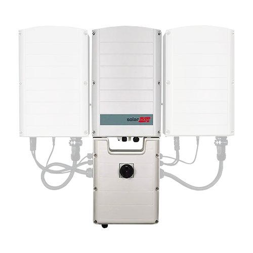 SolarEdge SE66.6K-USRP0BNU4 66.6kW Commercial Three Phase Primary Inverter on a white background