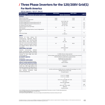 USR2IBNZ4 solaredge inverter with ac rsd