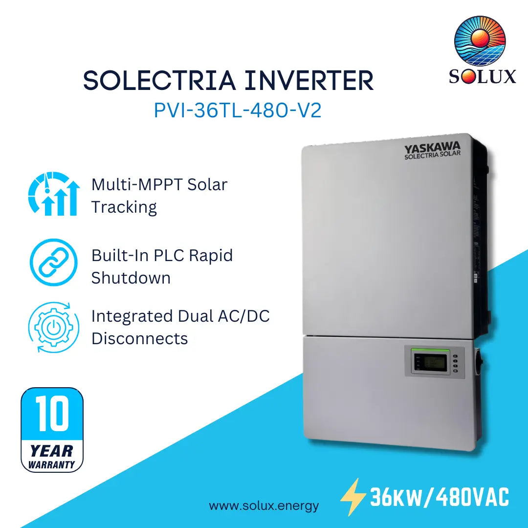 This is an image of solectria string inverter PVI-36TL-480-V2