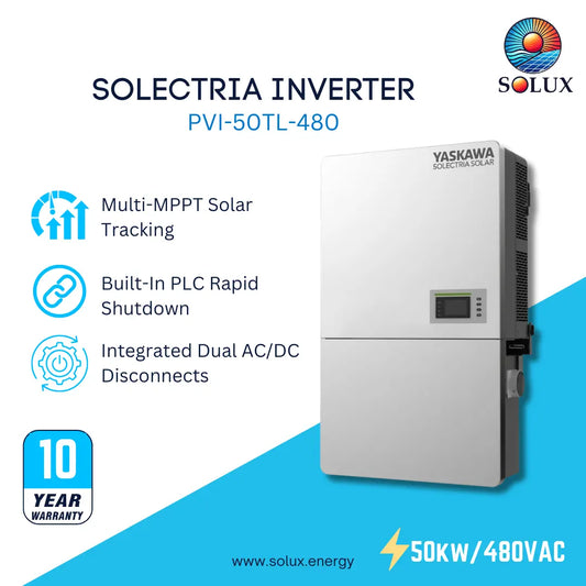 This is an image of Solectria inverter grid tied 50.0kW 480 VAC