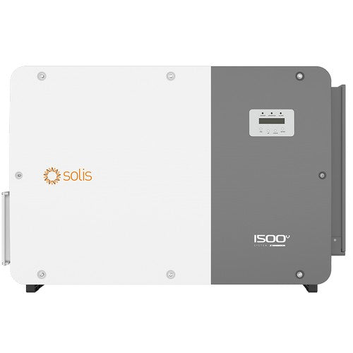 Solis 185kW Three Phase 12 MPPT 600VAC - 5 Year Standard Warranty (NS)