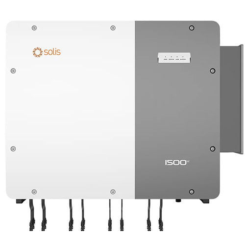 Solar inverter with Solis logo on a white background
