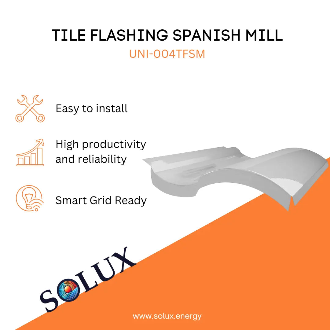 This is an image of Spanish Tiles Roof, Tile Flashing Mill