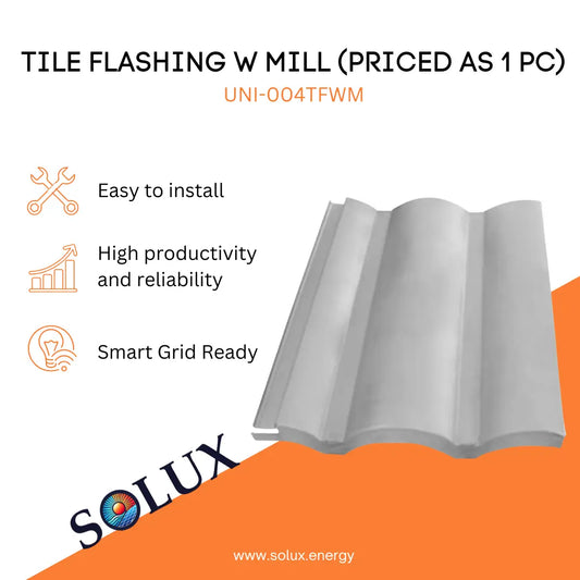 This is an image of W Tile Roof Flashing Mill
