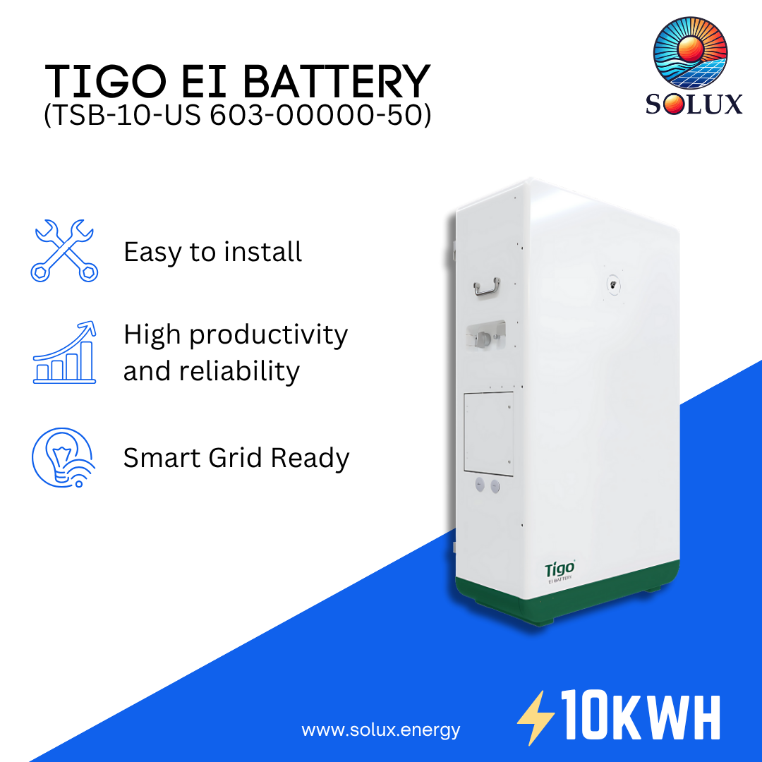 This is an image of Tigo Battery TSB-10-US 603-00000-50 10kwh Battery with Enclosure
