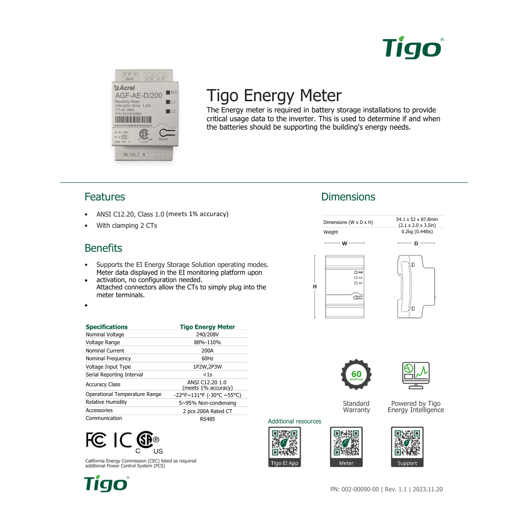 605-00200-00 commercial energy monitoring