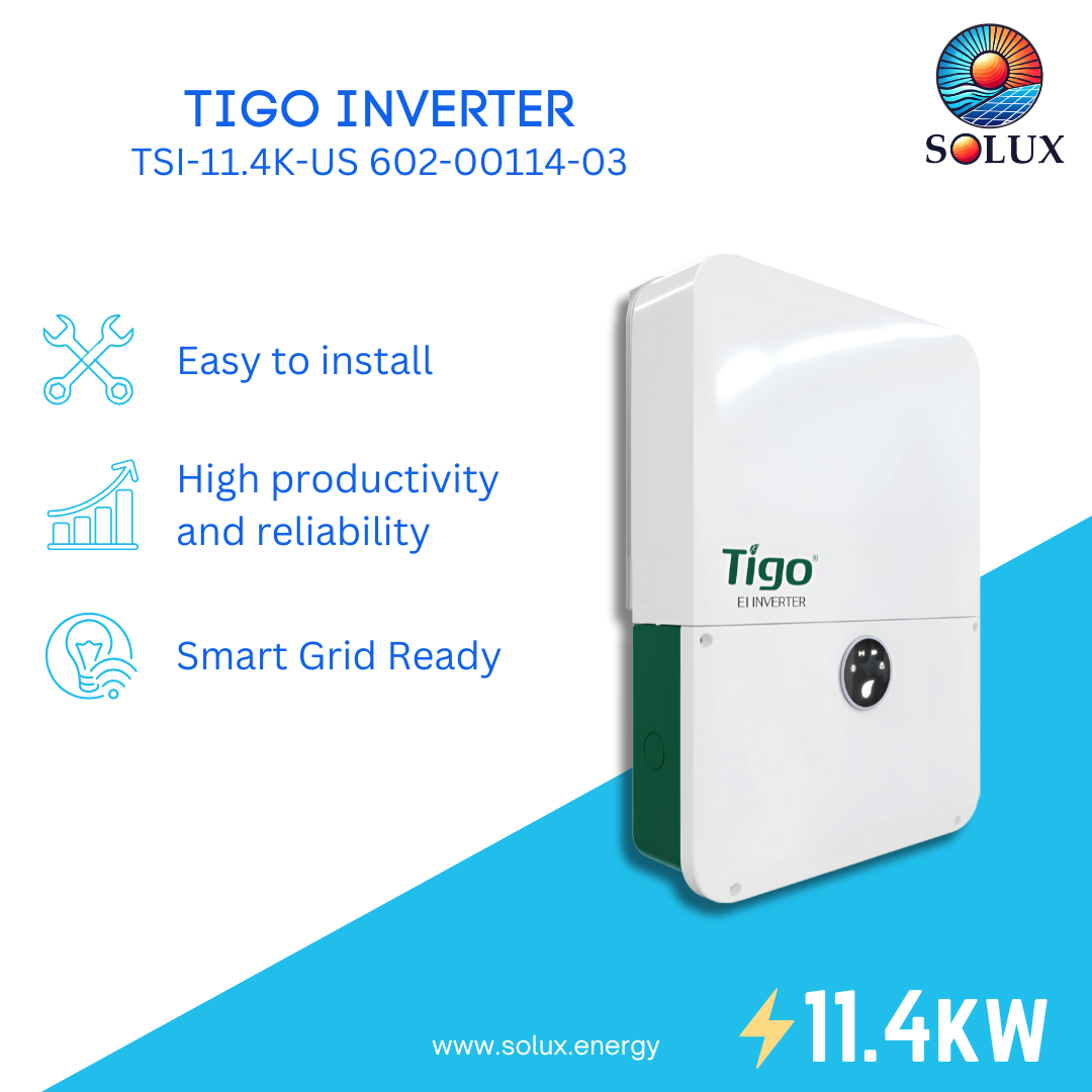 This is an image of Tigo Hybrid Inverter 11.4kW Energy Storage TSI-11.4K-US