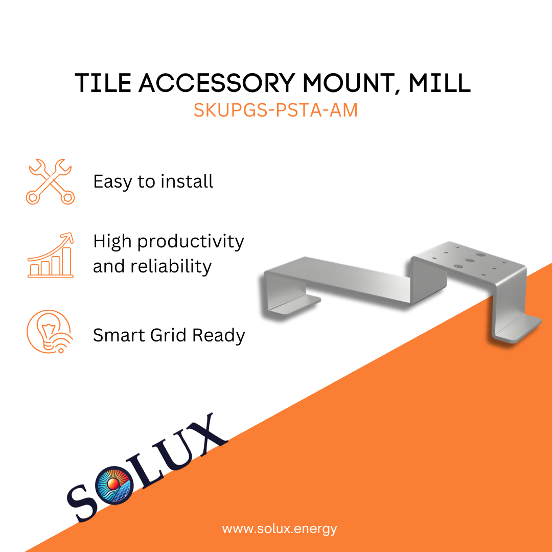 This is an image of Tile Accessories, Mill Finish Accessory Mount