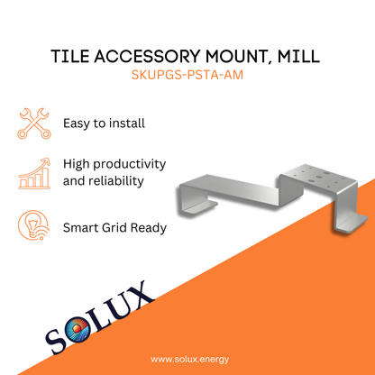 This is an image of Tile Accessories, Mill Finish Accessory Mount