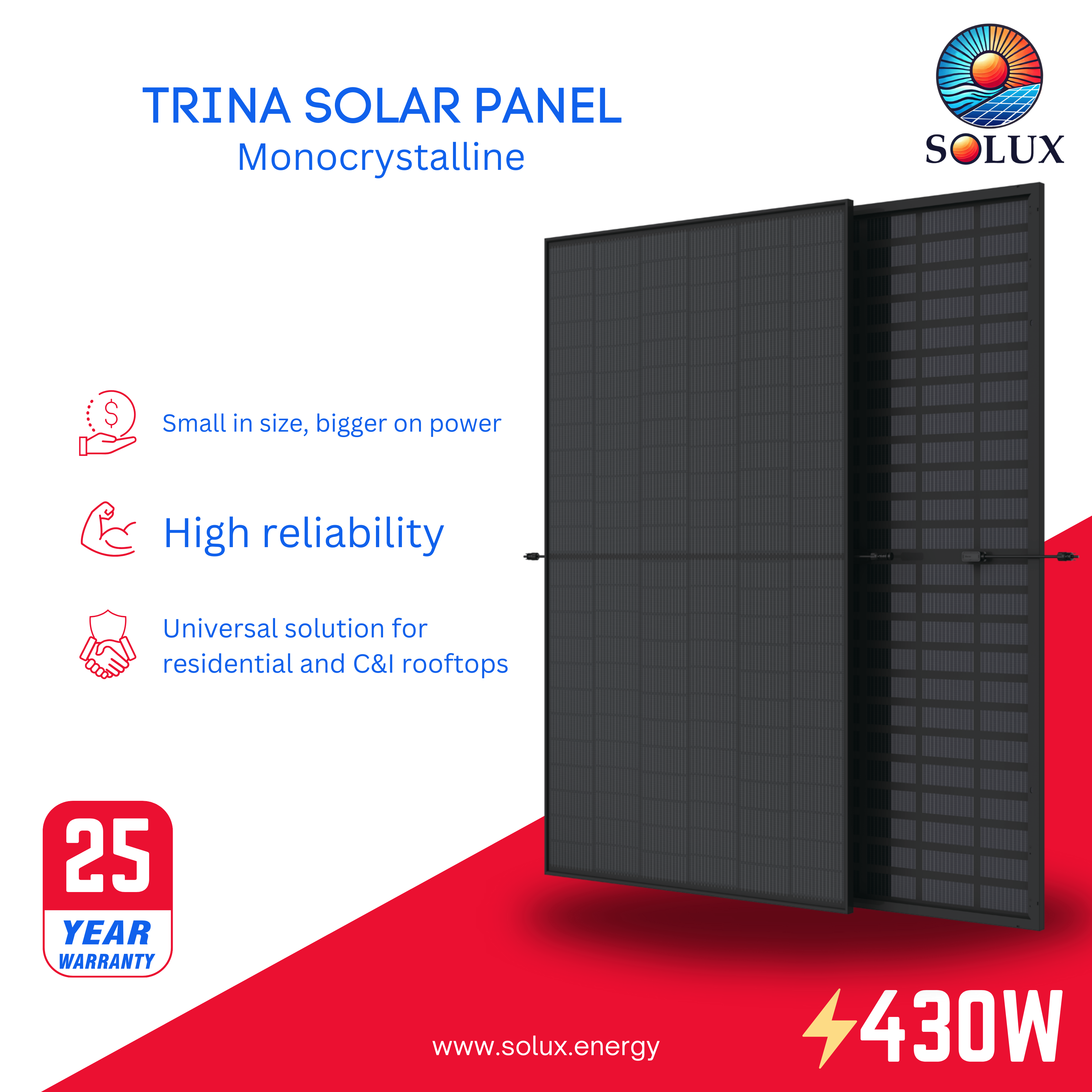 This is an image of Trina Solar Solar panels TSM-415NE09RC.05