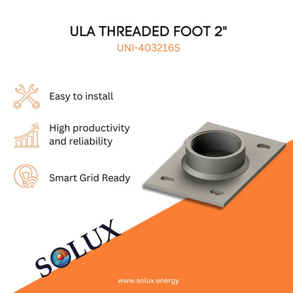 This is an image of Threaded Foot 2" Unirac ULA